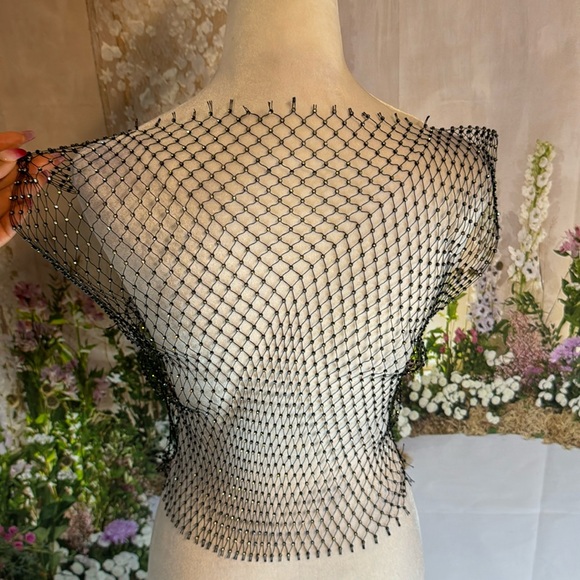 X REVOLVE  studded top in silver - Picture 7 of 7